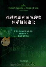 推进惩治和预防腐败体系机制建设     PDF电子版封面    杨天欣主编 