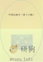 中国民族学  第16辑     PDF电子版封面     