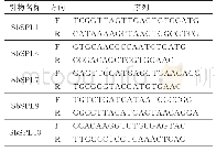 表1 实时荧光定量PCR(qRT-PCR）引物信息