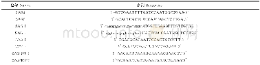 《表1 引物名称及序列：紫花苜蓿MsSAG113基因的克隆及对拟南芥的转化》