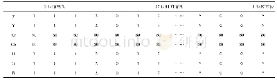 表1 8位YCb Cr转换成8位RGB的编码规则的示例表