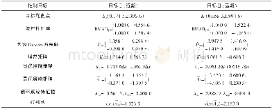 《表4 近期与远期最优控制方案估计结果》