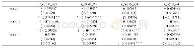 表8 VEC模型误差修正项参数估计结果