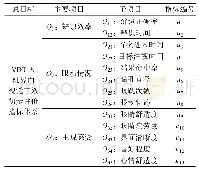 表1 VDT人机界面视觉工效初步评价指标体系