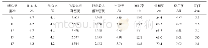 《表1 马歇尔体积指标：攀枝花S214线SMC常温再生沥青混合料再生剂最佳掺量研究》