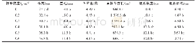 《表1 播种密度对速生小芹菜生长发育的影响》