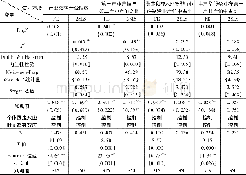 《表6 克服内生性问题的估计结果》