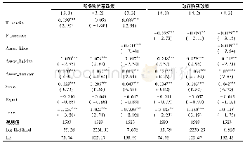 《表6 资产冗余效应的估计结果》