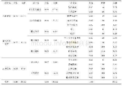 《表9 上海某道路下立交防汛能力评价指标分值计算》