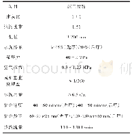 表5 有效直径为300 mm主要技术参数