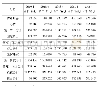 表2 雏鹰农牧2016—2019年资产负债情况