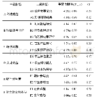 《表2 大学生创新项目显性成果和隐形成果绩效评价指标体系二级指标》