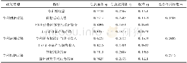 《表2 不同类专利政策的综合作用指数》