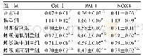 《表2 各组HK-2细胞ColⅠ、PAI-1、NOX4的蛋白表达情况（±s, n=3)》