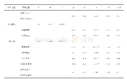 表3 有中介的调节效应分析