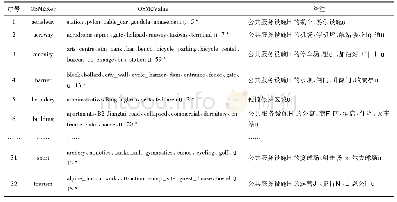 《表2 OSM要素属性键值信息》