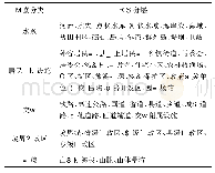 表1 要素分类与数据分层