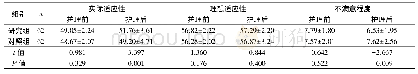 《表4 比较护理前后两组患儿家庭适应性得分 (分, ±s)》