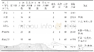 表2 全国区域化探数据汇总资料统计