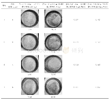 表2 手动筛分试验结果：基于GB/T 15854食品搅碎器性能测试中筛子使用方法的研究