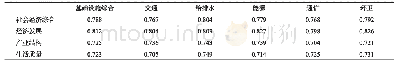 表4 小城镇基础设施与社会经济发展关联矩阵表Tab.4 The matrix of infrastructure and socioeconomic development coupling in the surveyed towns