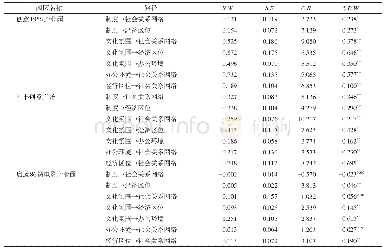 表6 模型拟合路径系数Tab.6 Goodness-of-fit path coefficient