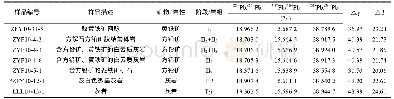 表6 赵发勇矿床I期和II期硫化物Pb同位素组成