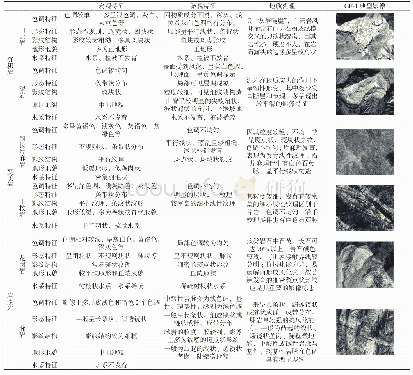 《表3 GF-1卫星PMS数据实验区岩性标识体系 (以部分岩性为例)》