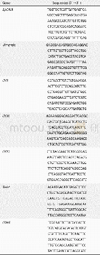 《表1 CTC分型鉴定所用探针序列Tab 1 Probe sequence used in the identification of CTC classification》