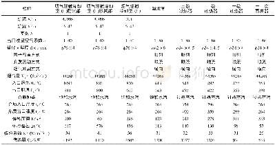 《表2 摇热力计算汇总表 (基准质垃圾100%负荷)》