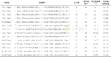《表2 石斛兰SRAP标记多态性分析Table 2 Information on SRAP markers in Dendrobium》