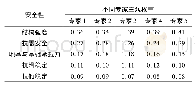 表5 安全性底层指标主观权重