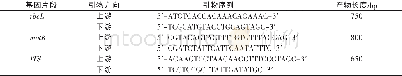 《表1 DNA标记的通用引物序列》