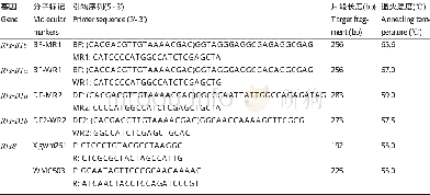 《表1 不同矮秆基因的分子标记及引物序列》