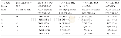 表2 80对二碱基重复序列(P2)标记的扩增