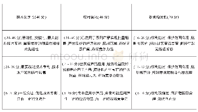 《表1 专利综合价值评分标准》