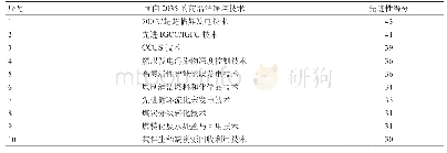 表3 面向2035的洁净煤前沿技术及先进性评分