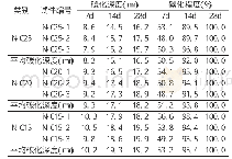 《表3 混凝土的加速碳化试验结果》