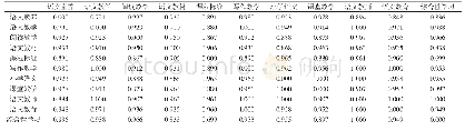 《表3 我国语文素养研究中高频关键词的相异矩阵 (部分)》