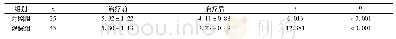 《表3 两组患者治疗前后视觉模拟评分法 (VAS) 疼痛评分比较》