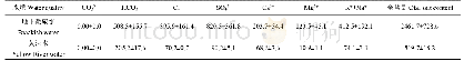 《表5 滴灌所用微咸水盐分及离子组成情况》