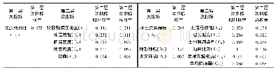 《表3 评价因子权重值：泥石流易发性评价模型的构建——以白龙江流域石门乡羊汤河段为例》