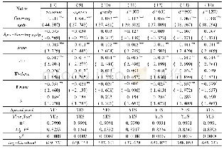 表2 多种类型空间权重矩阵的稳健性检验结果