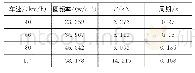 表2 不同车速下的振动荷载幅值P和周期大小