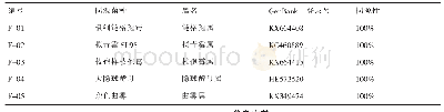 《表2 菌种鉴定信息：古籍书库空气真菌种属调查》