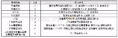 表2 污水管网现场抽查评分细则