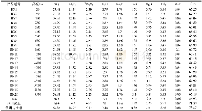 表3 内布拉斯加比格内尔山黄土主量元素数据 (wt%) Table 3 Dates of major element in Nebraska Bignell Hill loess