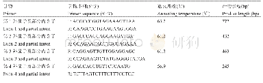 《表3 IGF-1基因引物序列及参数》