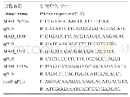 表4 定量PCR引物：脓肿分枝杆菌ABC转运家族耐药外排泵发掘