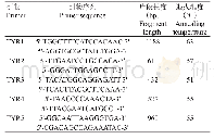 表1 TYR基因外显子扩增引物序列及其参数